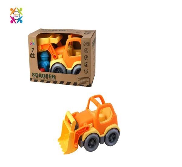 Eco Friendly Scooper Bricks Vehicle – 7pcs-1 Eco Friendly Scooper Bricks Vehicle - 7pcs