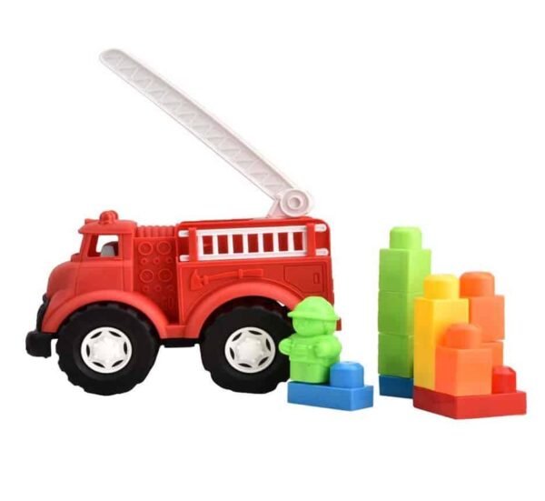 FIRE-TRUCK-CAR Eco Friendly Fire Engine Bricks Vehicle