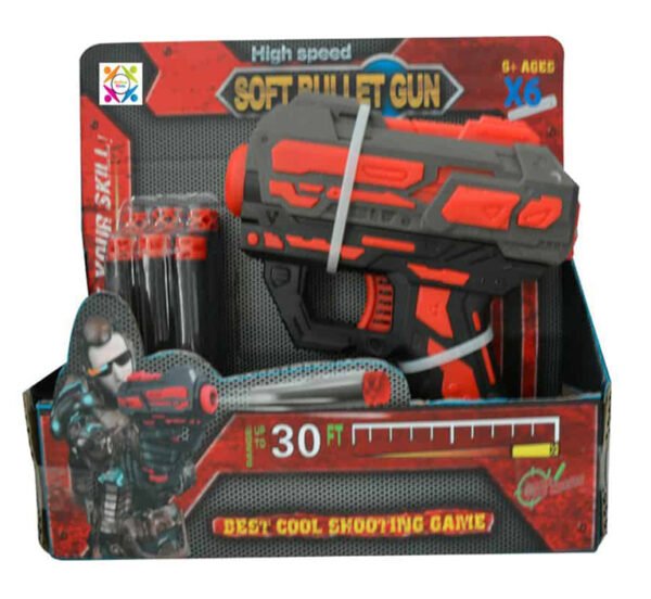 High-Speed-Pistol-Soft-Bullet-Gun1 High Speed Pistol Soft Bullet Gun