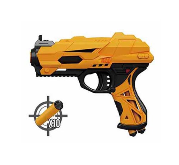High-Speed-Yellow-Pistol-Soft-Bullet-Gun High Speed Yellow Pistol Soft Bullet Gun