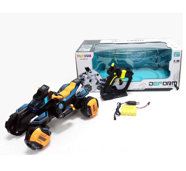 2.4G Deformation Motorbike - Black