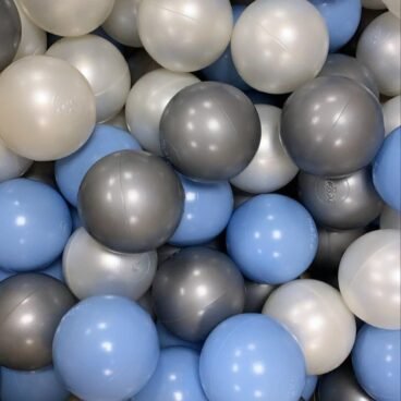 Misioo Boyish Pool Balls Set 150pcs - (Blue,Silver,Pearl)