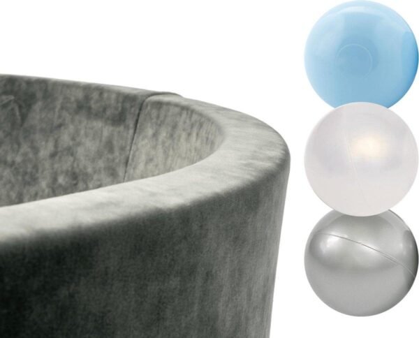 Main Misioo Boyish Pool Balls Set 150pcs - (Blue,Silver,Pearl)
