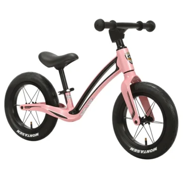 M-F805 Pink Montasen 12'' Magnesium Kids Balance Bike - Pink