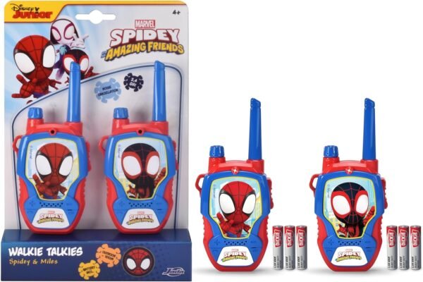 4006333081606 Spidey Walkie Talkie Set for Kids Two Way Communication Toy and Outdoor Adventure Play