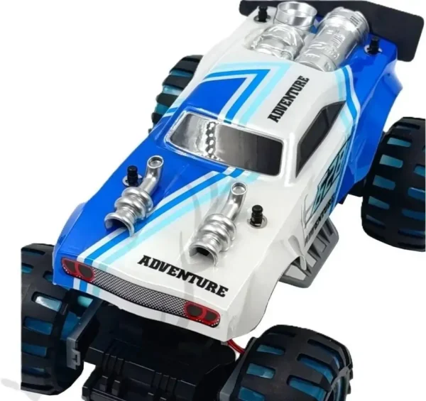 Monster 221 Remote Control Car with Forward, Backward, Left, Right, Stop & LED Lights - Ages 6+