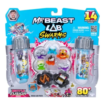 630996248775 Mr Beast Lab Swarms Series 4 Mega Lab 14 Pack Assortment 2 Collectible Toys for Kids