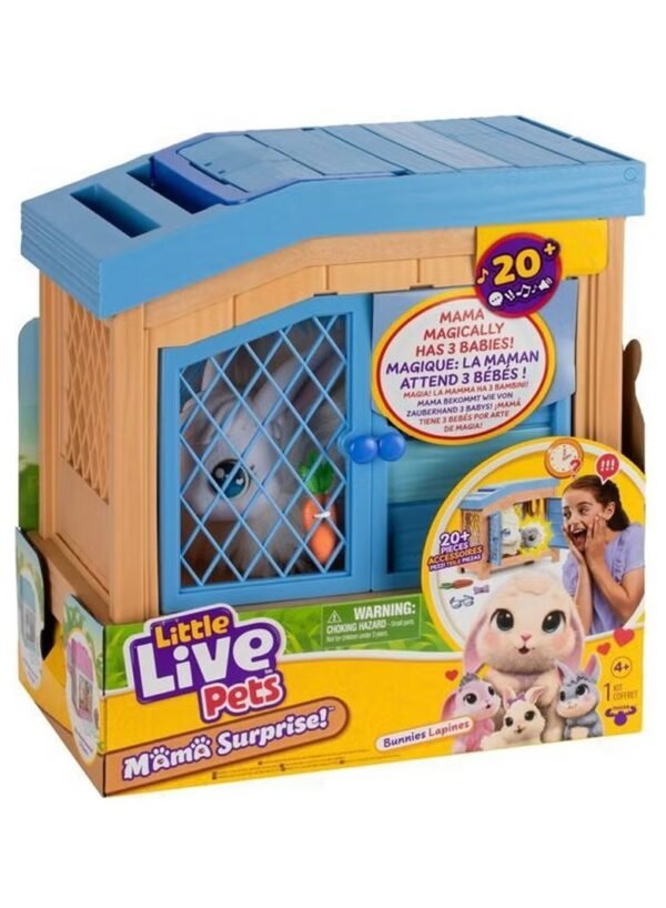630996265932 Little Live Pets Mama Surprise Bunny Playset Interactive Toy for Kids
