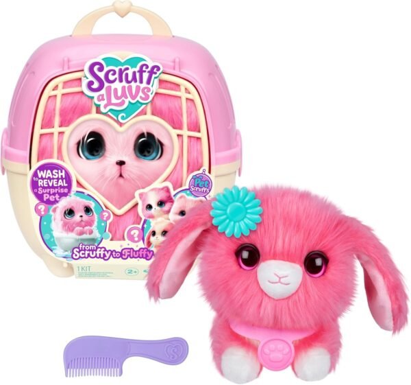 630996303269 Scruff A Luvs Surprise Rescue Pet Pink Plush Toy for Kids