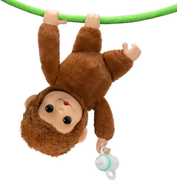 71OXSNzAUgL._AC_SL1500_ Little Live Pets My Baby Monkey Plush Interactive Toy for Kids ? Sounds, Reactions & Nurturing Play