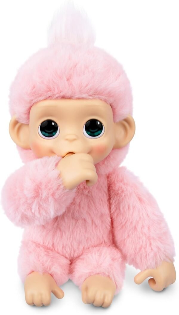 Little Live Pets My Baby Mini Monkey Luna Lemon Interactive Toy for Kids Age 5 Plus