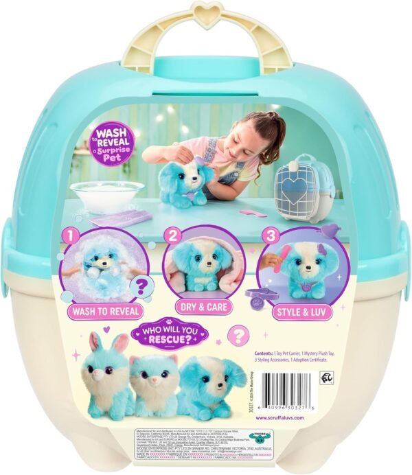 81-YqmoXVTL._AC_SL1500_ Scruff A Luvs Series 2 Bunny Rescue Pet Interactive Toy for Kids Age 3 Plus