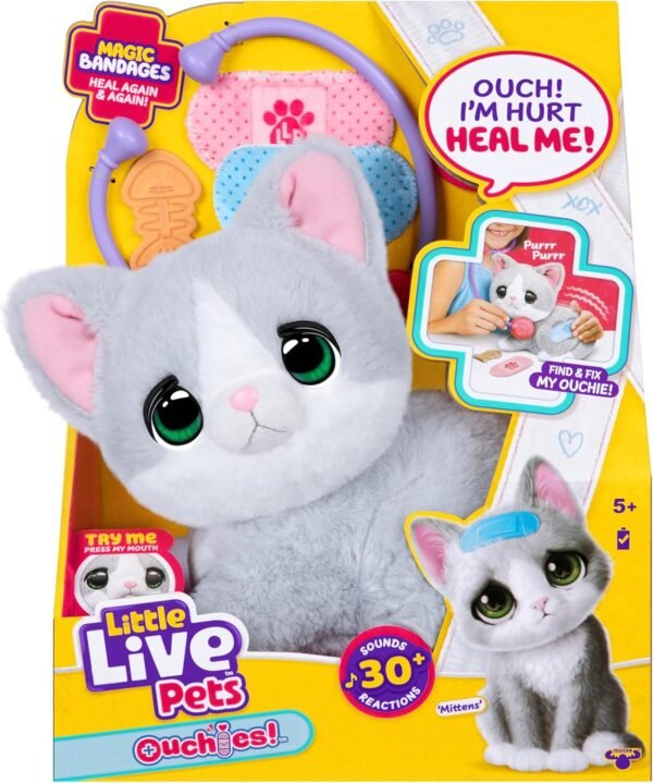 81HTtzi5T9L._AC_SL1500_ Little Live Pets Ouchies Mittens Interactive Kitty Toy for Kids