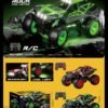 Neon Series RC Stunt Truck 1:12 - LED Lights, Metal Body, Steel Frame & Rechargeable Battery - Ages 6+