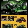 H5a1817e721d24fe8a4fe0aff50e3985d4 Neon Series RC Stunt Truck 1:12 - LED Lights, Metal Body, Steel Frame & Rechargeable Battery - Ages 6+