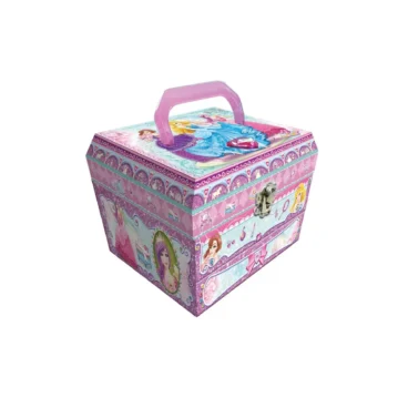 Pecaware - 3 Layer Princess Cosmetic Set Kids 3 Layer Princess Makeup Set Pretend Beauty Play Kit