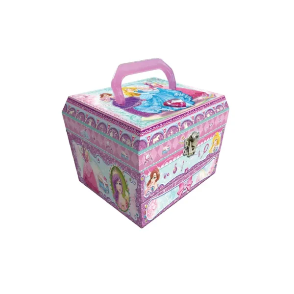 Pecaware - 3 Layer Princess Cosmetic Set Kids 3 Layer Princess Makeup Set Pretend Beauty Play Kit