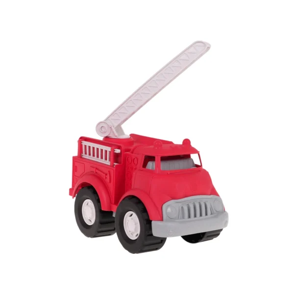 City Truck Fire Truck Toy with Rotating Ladder and Removable Side Ladders Age 1 - 5