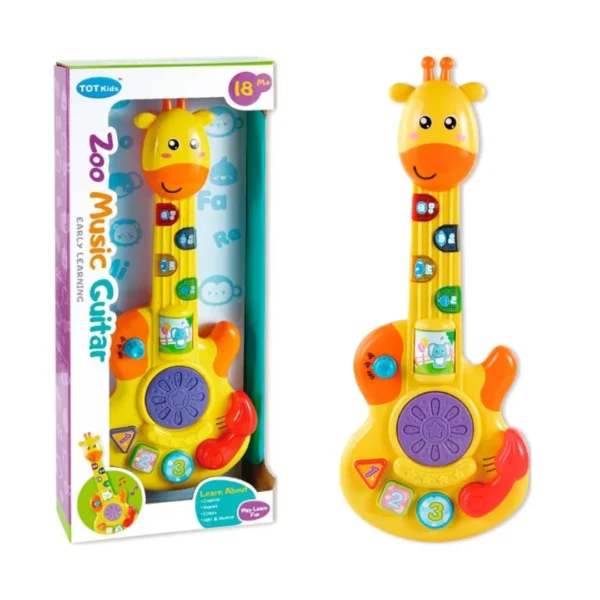 imgi_1_591152575_18016558955799143_7865880879605429136_n Musical Giraffe Guitar Toy with Light & Sound for Infants 18+ Months