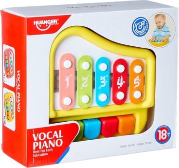The Toys Home Musical Toy – 2-in-1 Vocal Xylophone & Piano Keyboard, Educational Music Toy for Toddlers & Children