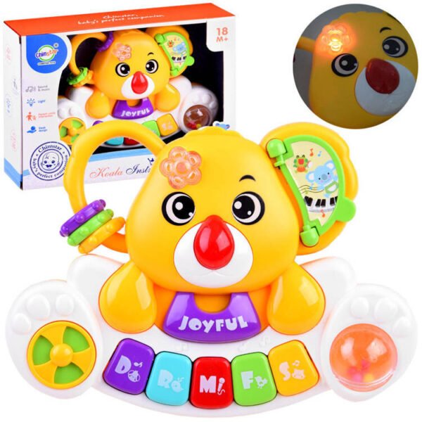 2159726742 Rollup Kids Koala Musical Instrument Toy for Babies & Toddlers Interactive Lights and Sounds Learning Toy (18M +)