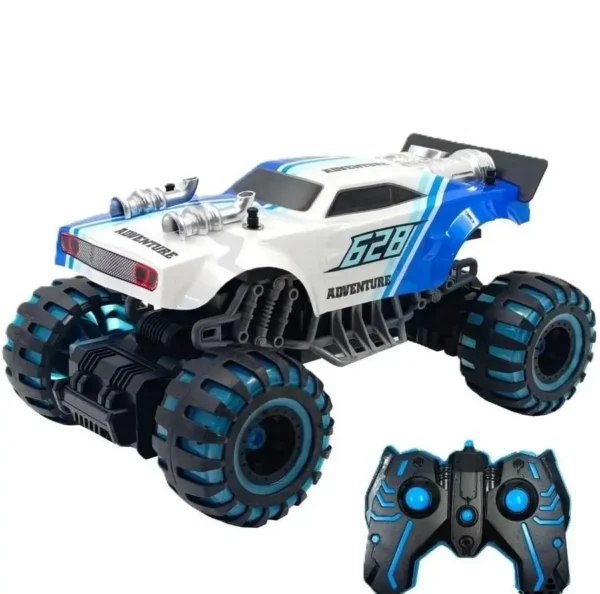 227599302 Monster 221 Remote Control Car with Forward, Backward, Left, Right, Stop & LED Lights – Ages 6+