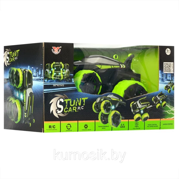 344591200_w640_h640_344591200 RC Stunt Car Double-Sided Flip, 360° Spins & Tumbling Tricks with Remote & Rechargeable Battery – Ages 6+