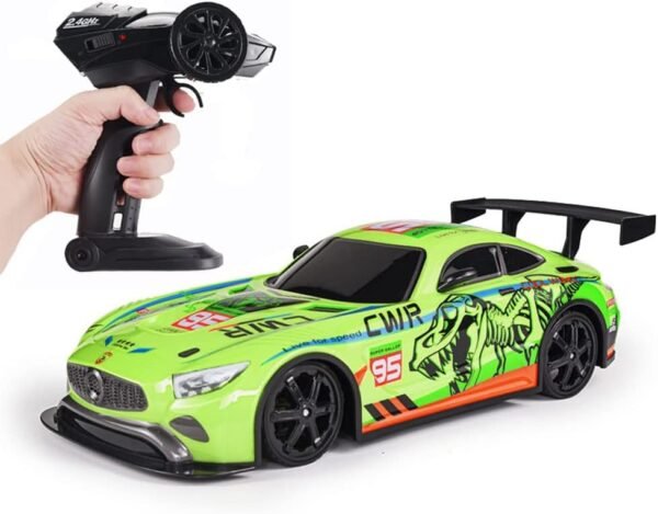 618ZrYYVLNL._AC_SL1000_ Jaki RC Drift Racing Car 1:10 Scale 25 km/h 2.4GHz Remote Control Electric Stunt Car 6+