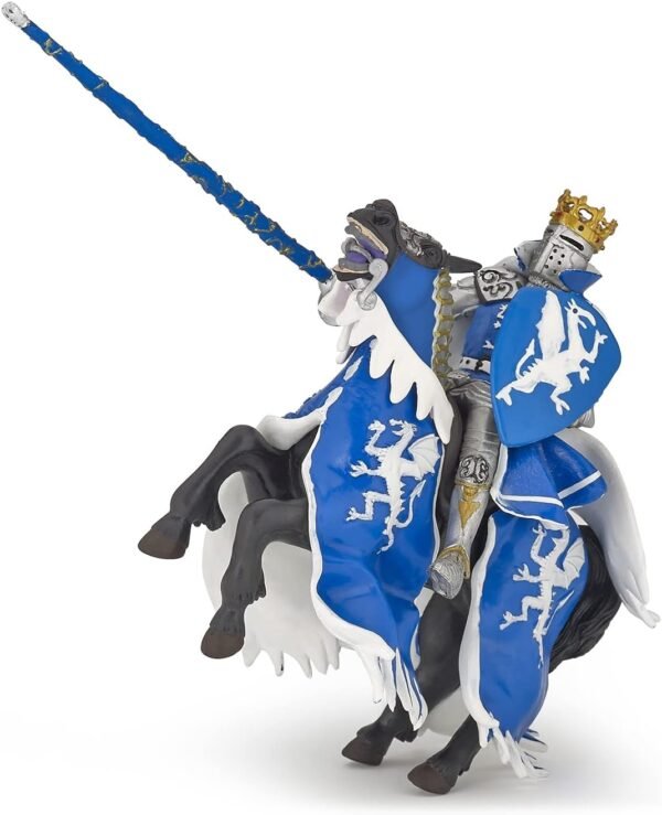 61ph7F1ZX4L._AC_SL1500_ Papo Blue Dragon King's Horse Figurine