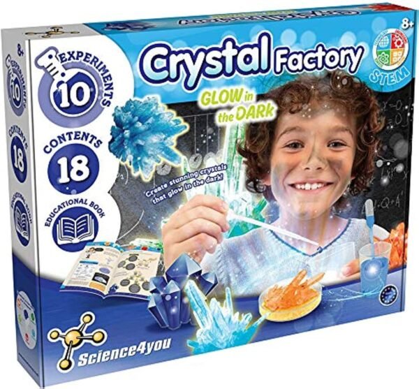 71UGbz5UR+L._AC_SL1500_ Glow in the Dark Crystal Factory STEM Kit for Kids 8+