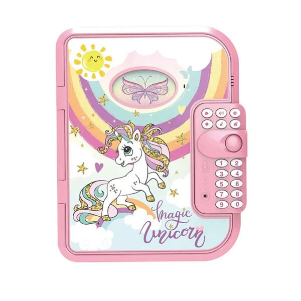 Hb4eefd1f35ca4ce4877568679d67213cA Magic Unicorn Secret Diary Interactive Coded Lock Kids Journal Notebook With Pen