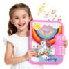 Hc85f20f916b5410eb689293dba3f8622K Magic Unicorn Secret Diary Interactive Coded Lock Kids Journal Notebook With Pen