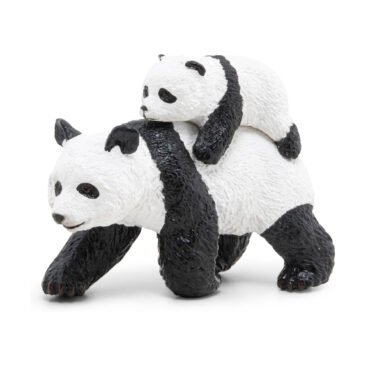 Papo Panda and Baby Panda Figurine