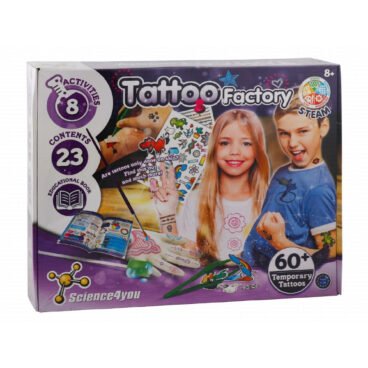 New Project (30) Science4you Tattoo Factory educational kit for kids (8+ Years)