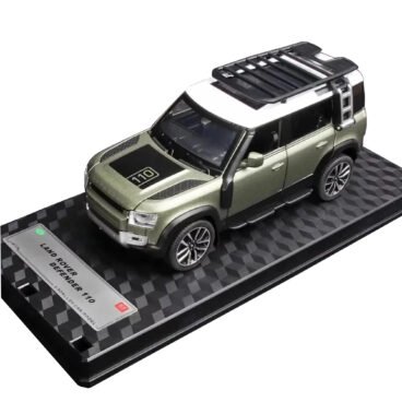 Officially Licensed Land Rover Defender 110 1:32 Die-Cast Metal SUV – Pull-Back Action, Opening Doors, Lights & Sound