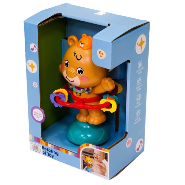 b992ff7cd71f11f09287a4bb6d3deded_77e8c3c9d80511f09287a4bb6d3deded Baby Rotating Musical Toy with Lights & Suction Base – Interactive Learning Toy (0+ Months)