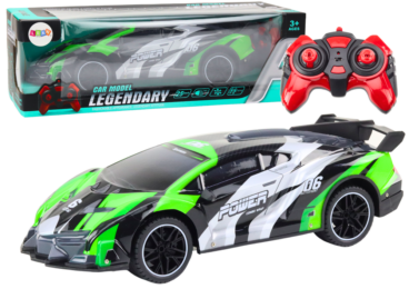 Legendary RC Sports Car 1:10 Scale High Speed 25 km/h 2.4G Remote Control LED Lights 4WD