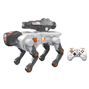 AI Intelligent R/C Robot Dog Toy with Light Music Water Spray USB Rechargeable 2.4GHz Remote 6+