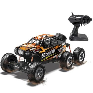 Extreme 1:8 6WD R/C Off-Road Alloy Car High Speed 2.4GHz USB Rechargeable Remote Control 8+