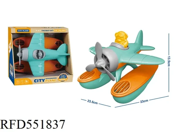 imgi_71_High-Quality-Car-Toy-Truck-Toy-Catapult-Shark-Head-Container-Truck City Plane Eco-Friendly Seaplane Toy – Spinning Propeller & Imaginative Play – Ages 3+
