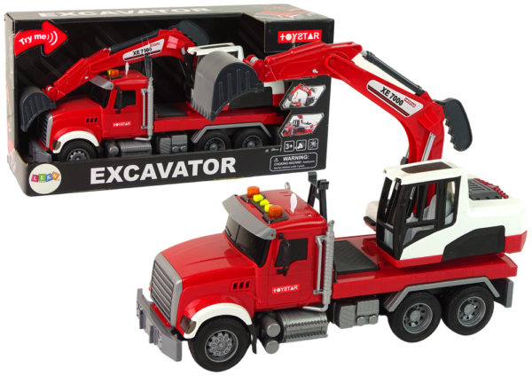 pol_pl_Ciezarowka-Z-Koparka-Ciagnik-Koparka-Dzwiek-Swiatla-15486_1 Toy Excavator Truck with Lights & Sound – Construction Vehicle Toy (Age 3+)