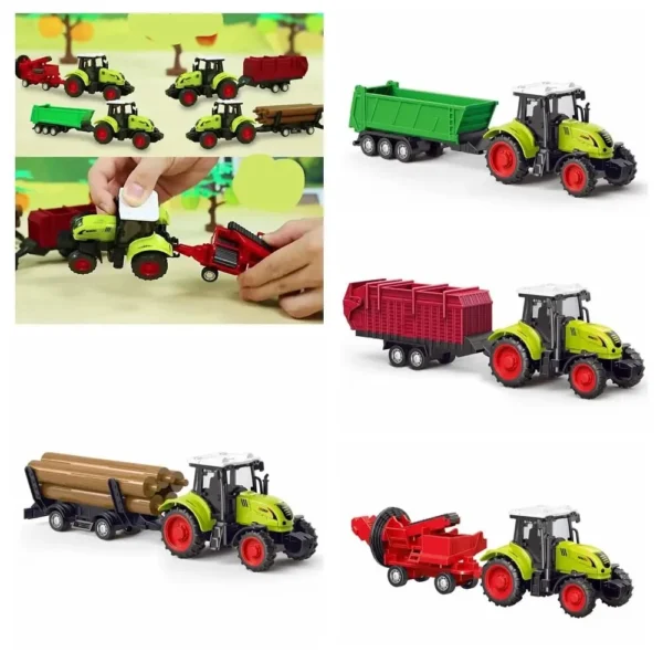s-l1600 High-Quality Farm Tractor Toy , Push & Go Friction Powered (Age 3+)